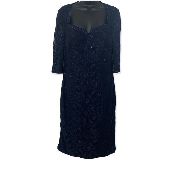 NWT! Stunning lace LaFemme Dress (by Nordstrom) - Picture 2 of 8